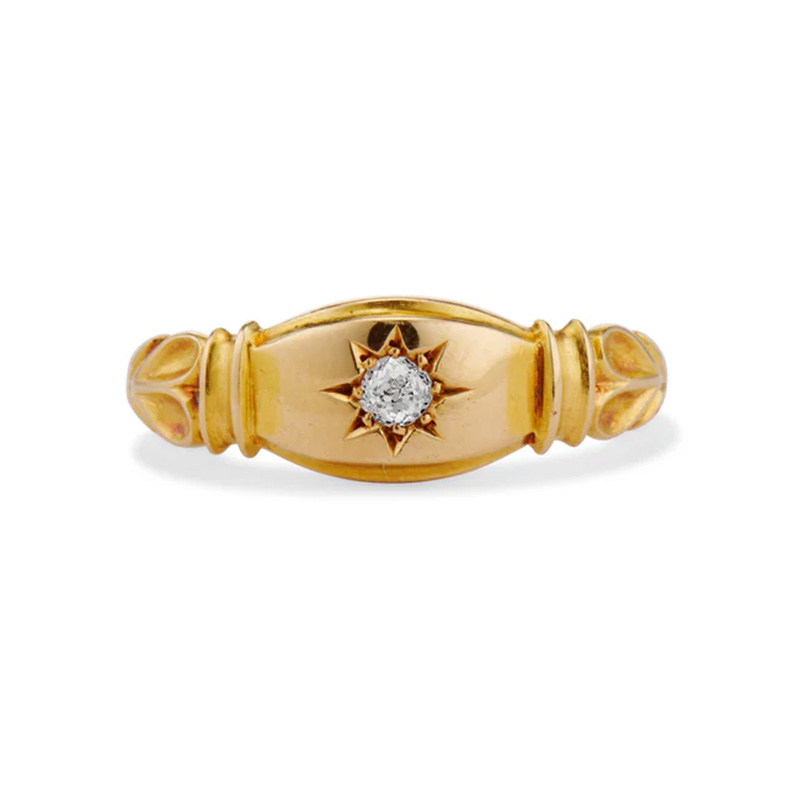 vintage diamond starbust ring graduation gifts