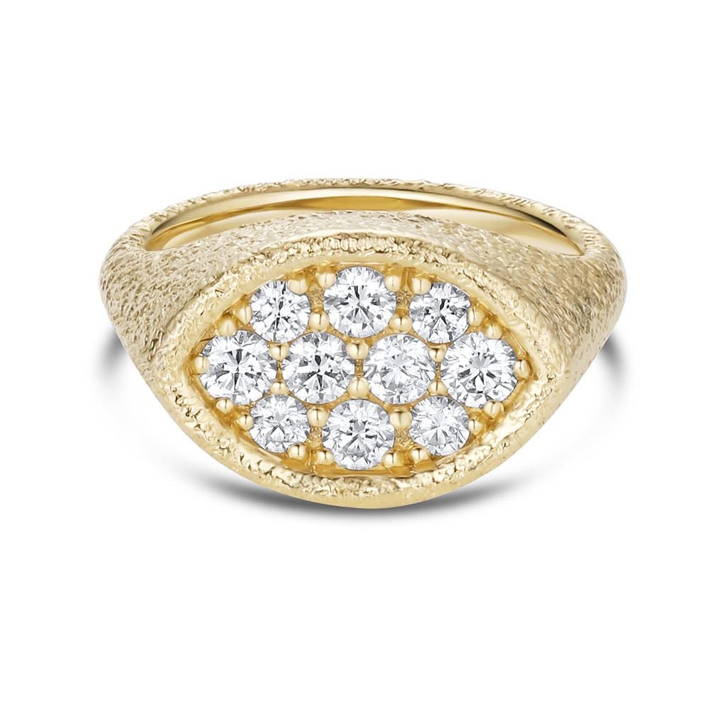 rough gold rings