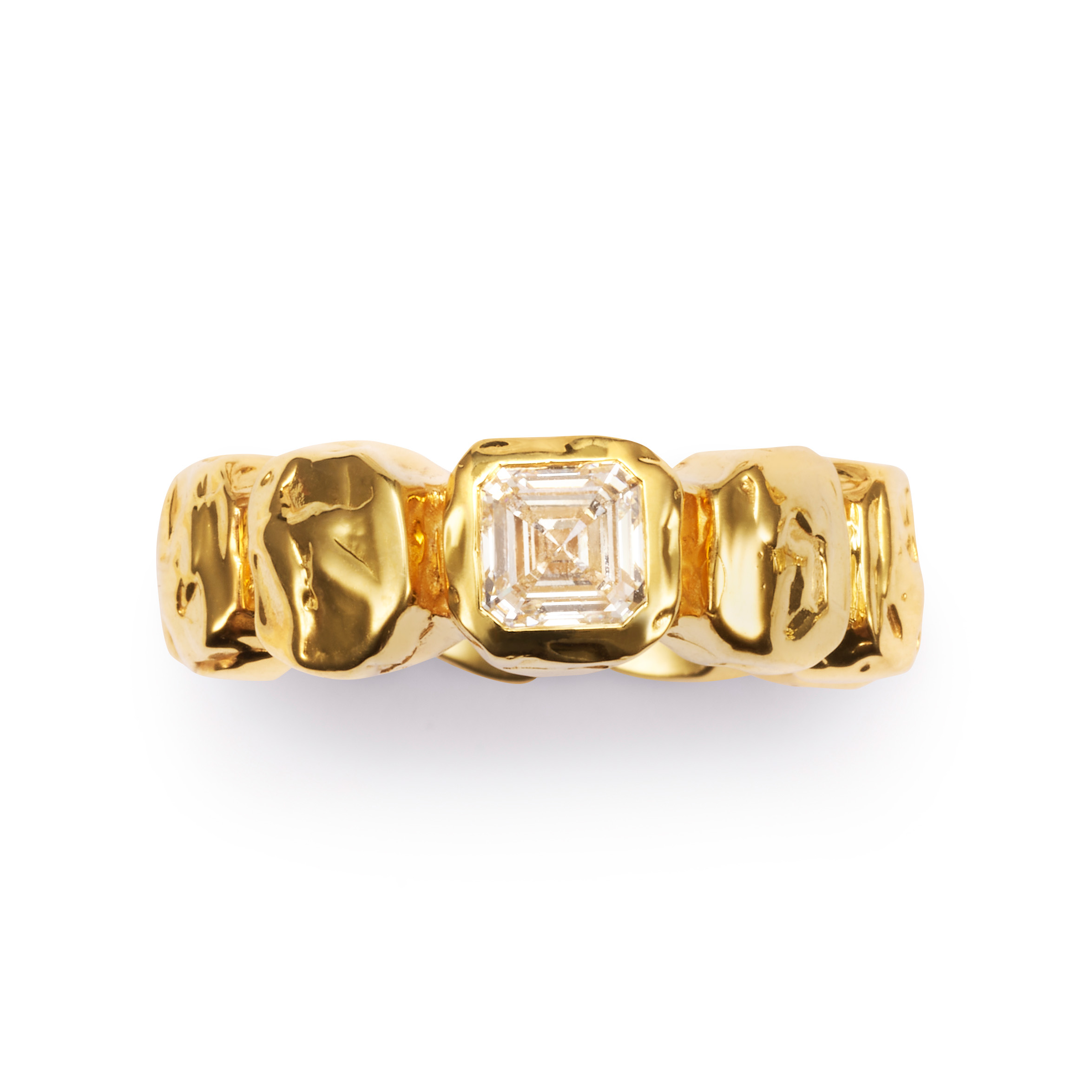 rough gold rings