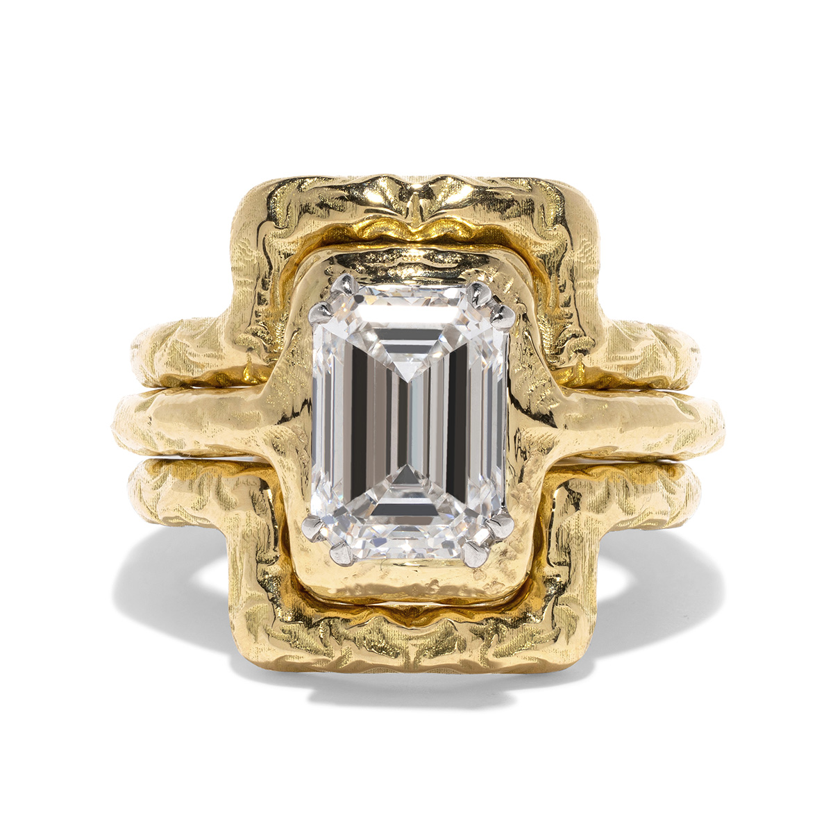 rough gold rings