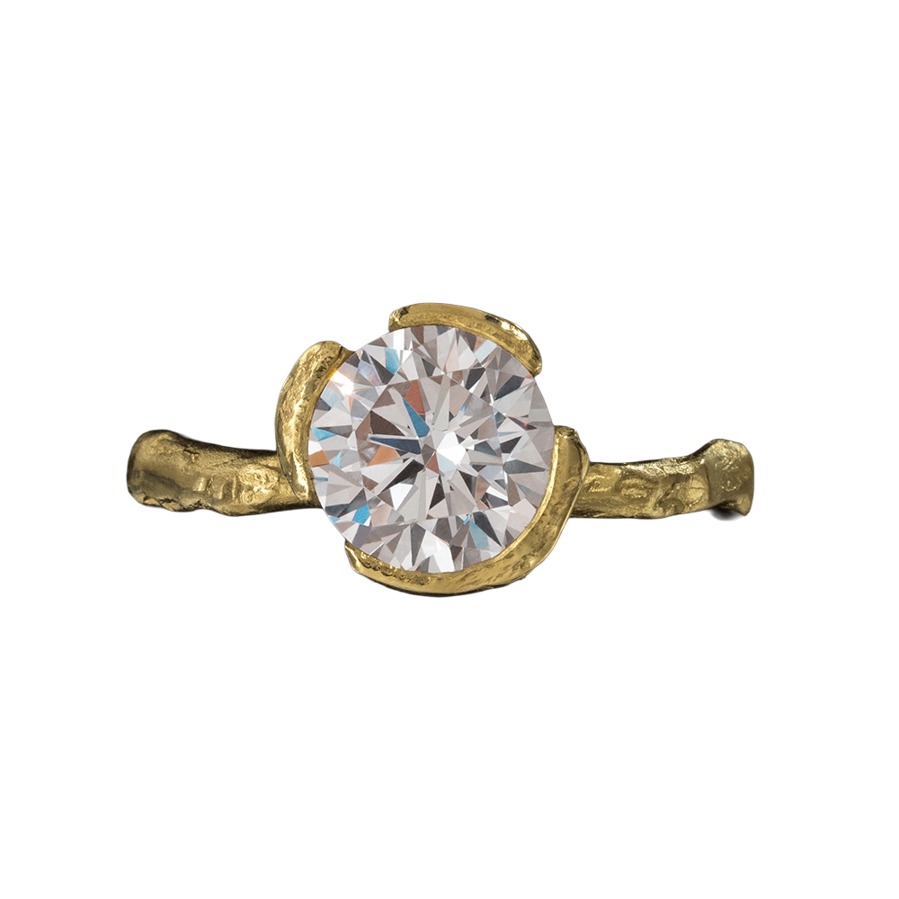 rough gold rings