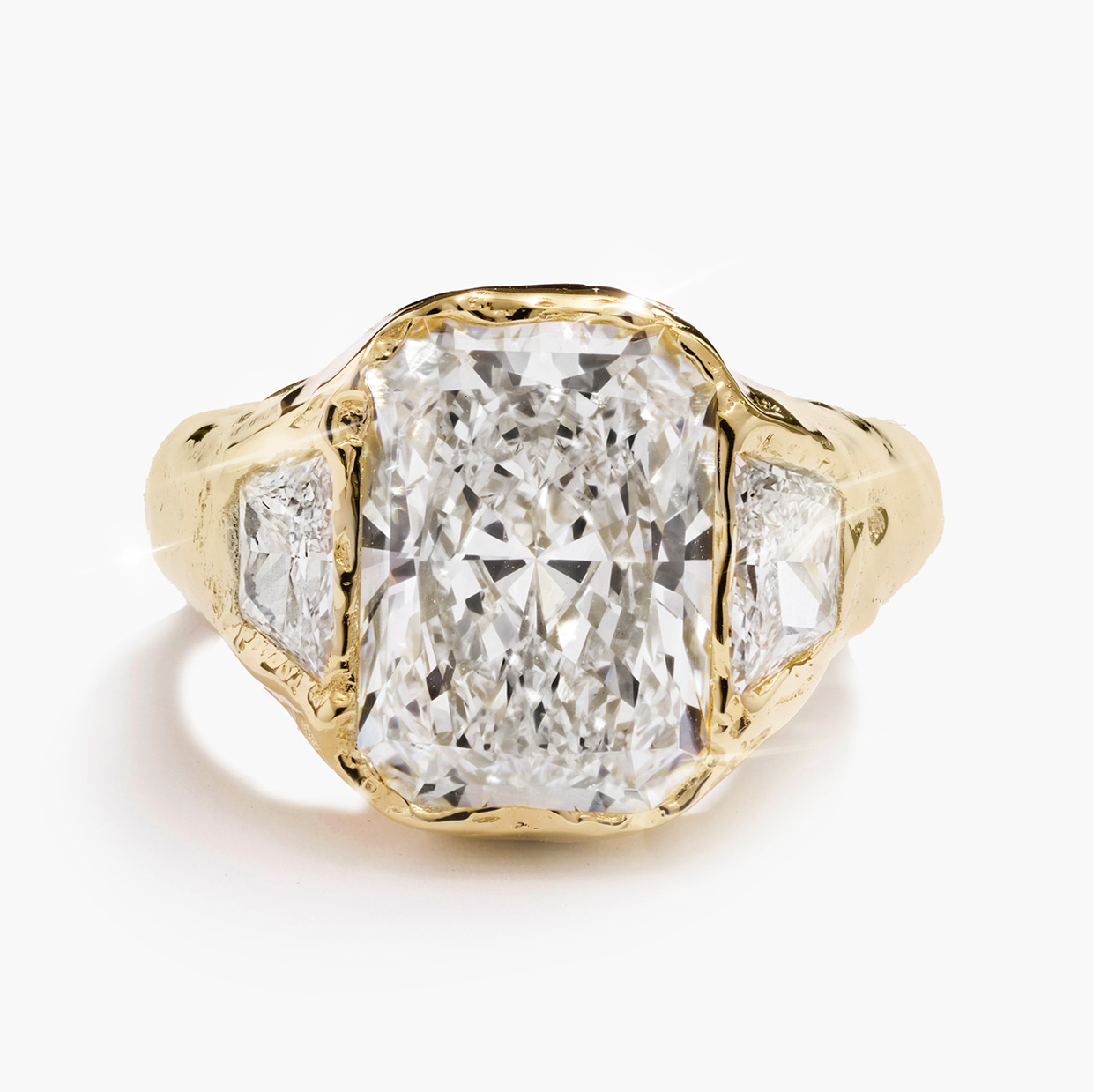 rough gold rings