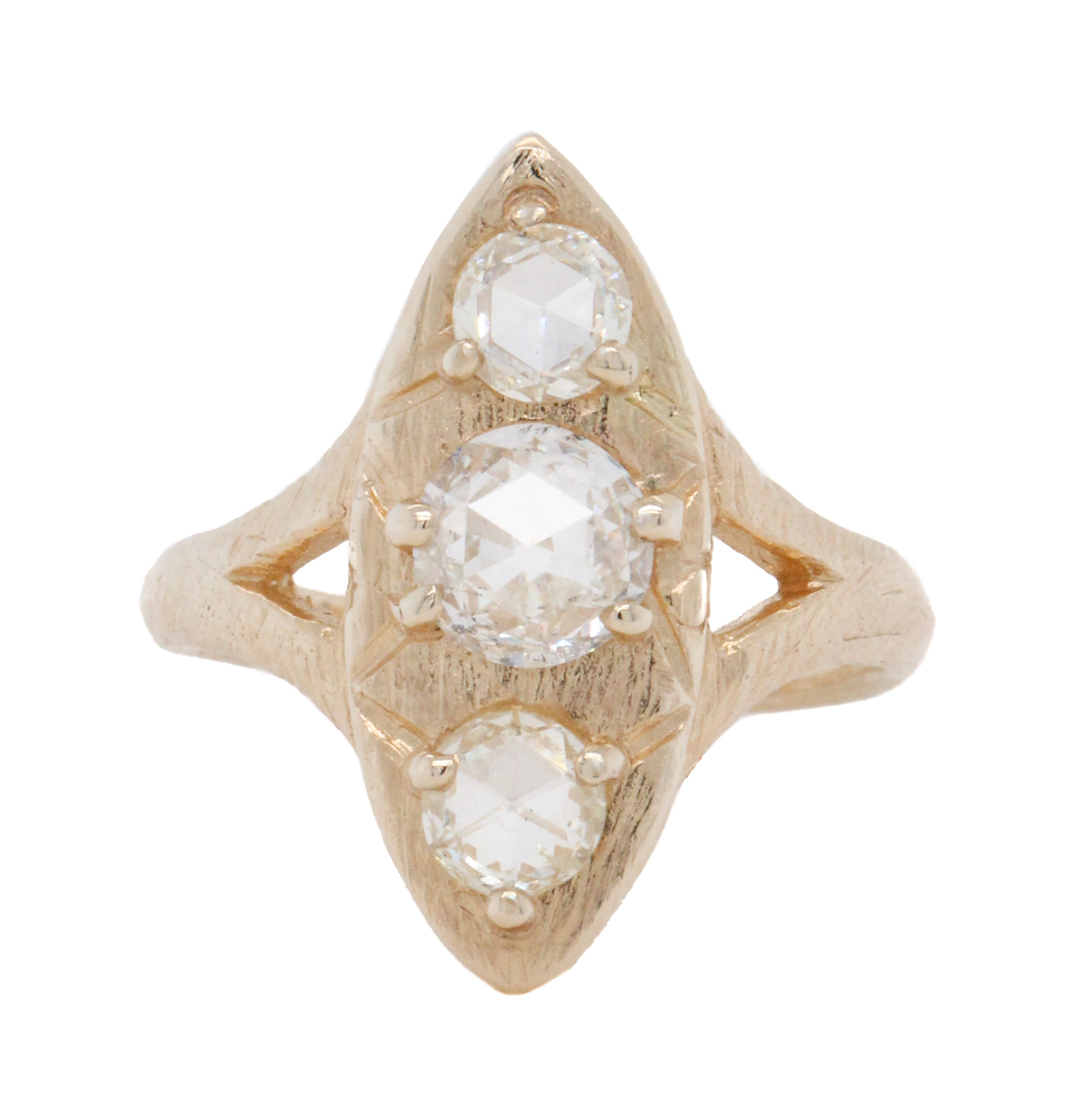 rough gold rings