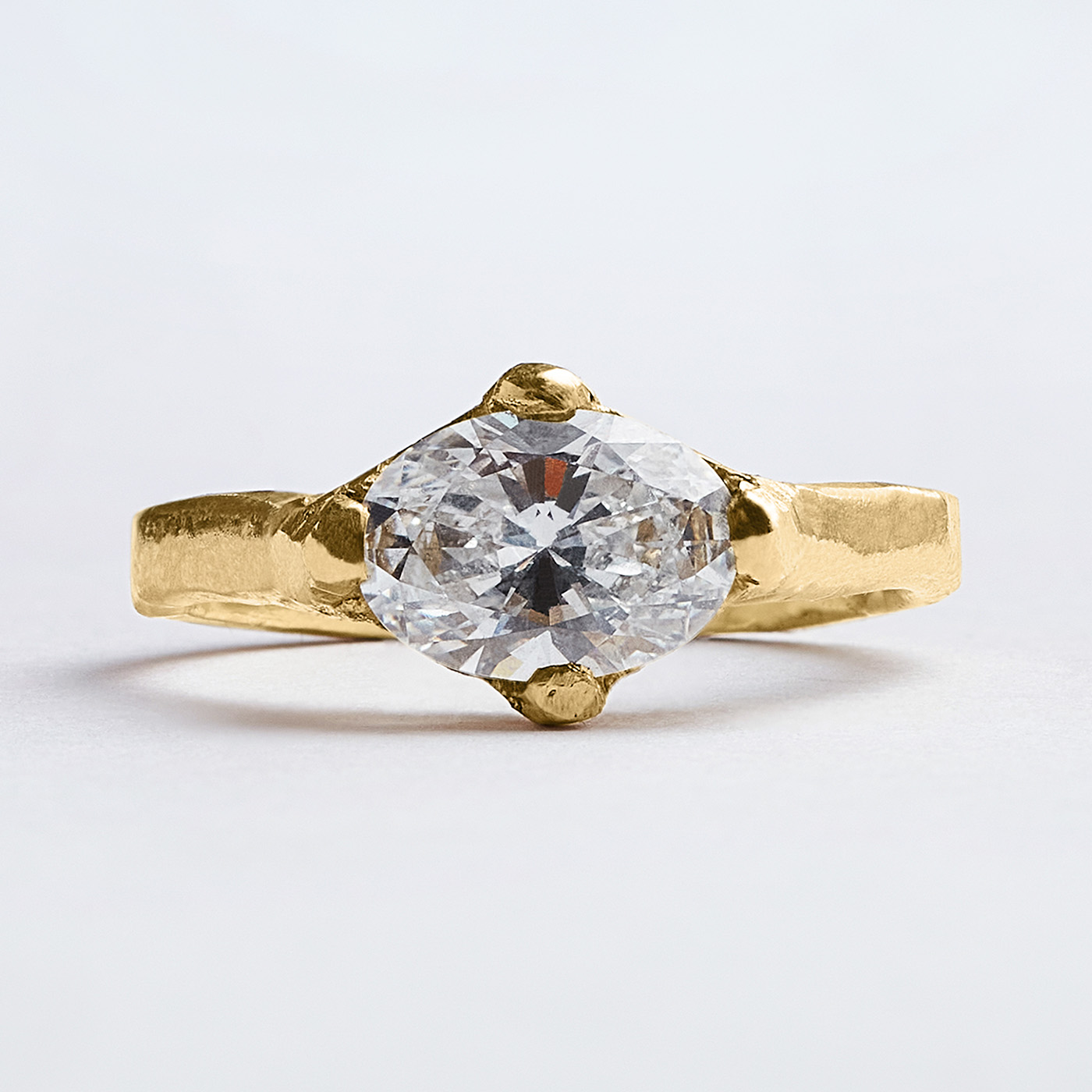 rough gold rings