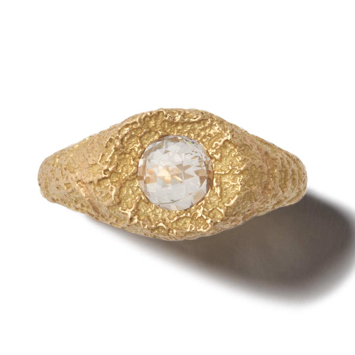 rough gold rings