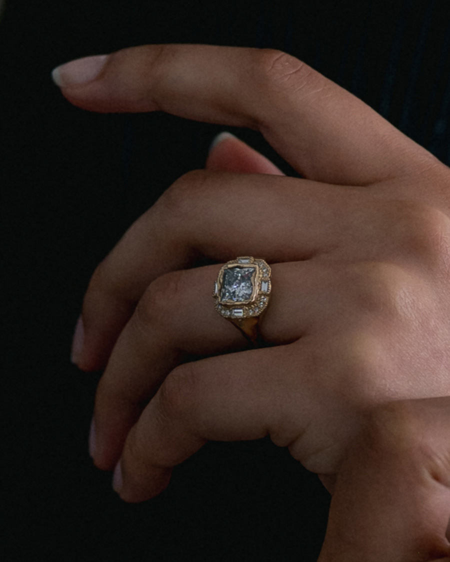 rough gold rings