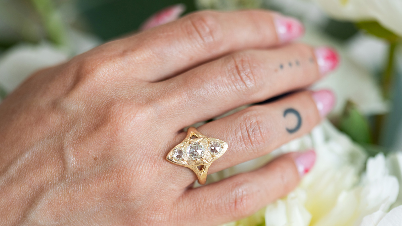 rough gold rings
