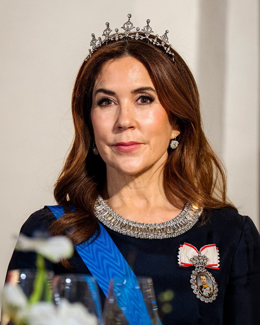 Queen Mary of Denmark attends a state banquet with a concert at St. Nicholas Church in Tallinn, on January 27, 2026. (Getty Images)