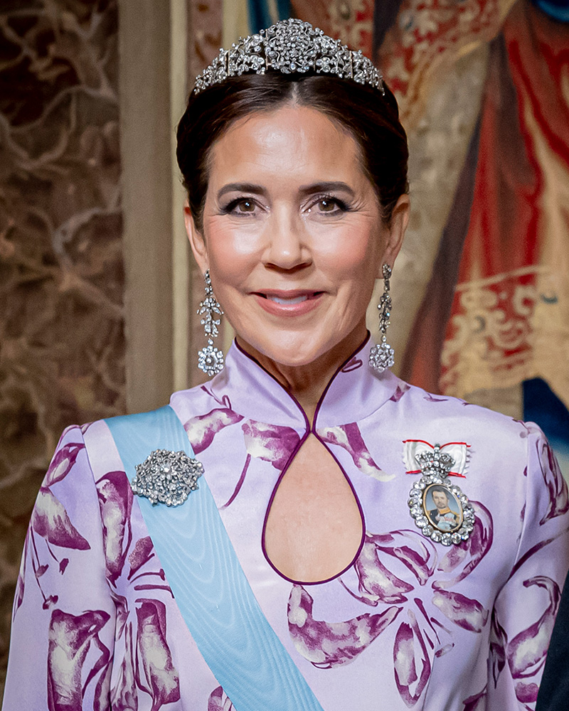 Queen Mary of Denmark attend the gala dinner during the 80th birthday celebrations of King Carl XVI Gustaf of Sweden at Royal Palace on April 30, 2026 in Stockholm, Sweden. 
