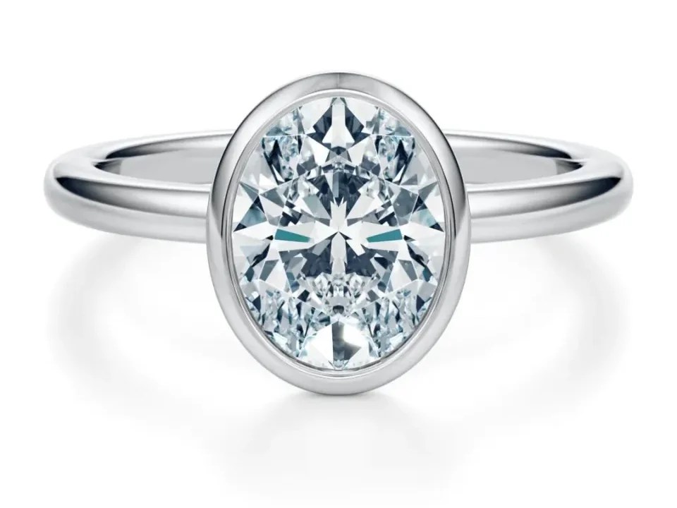 bezel engagement ring