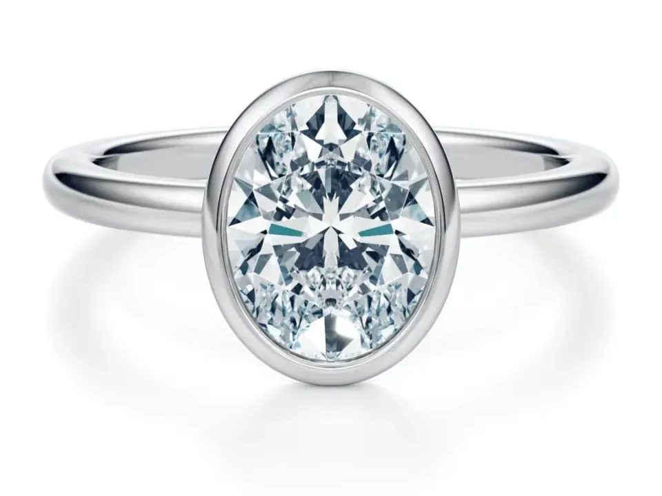 bezel engagement ring
