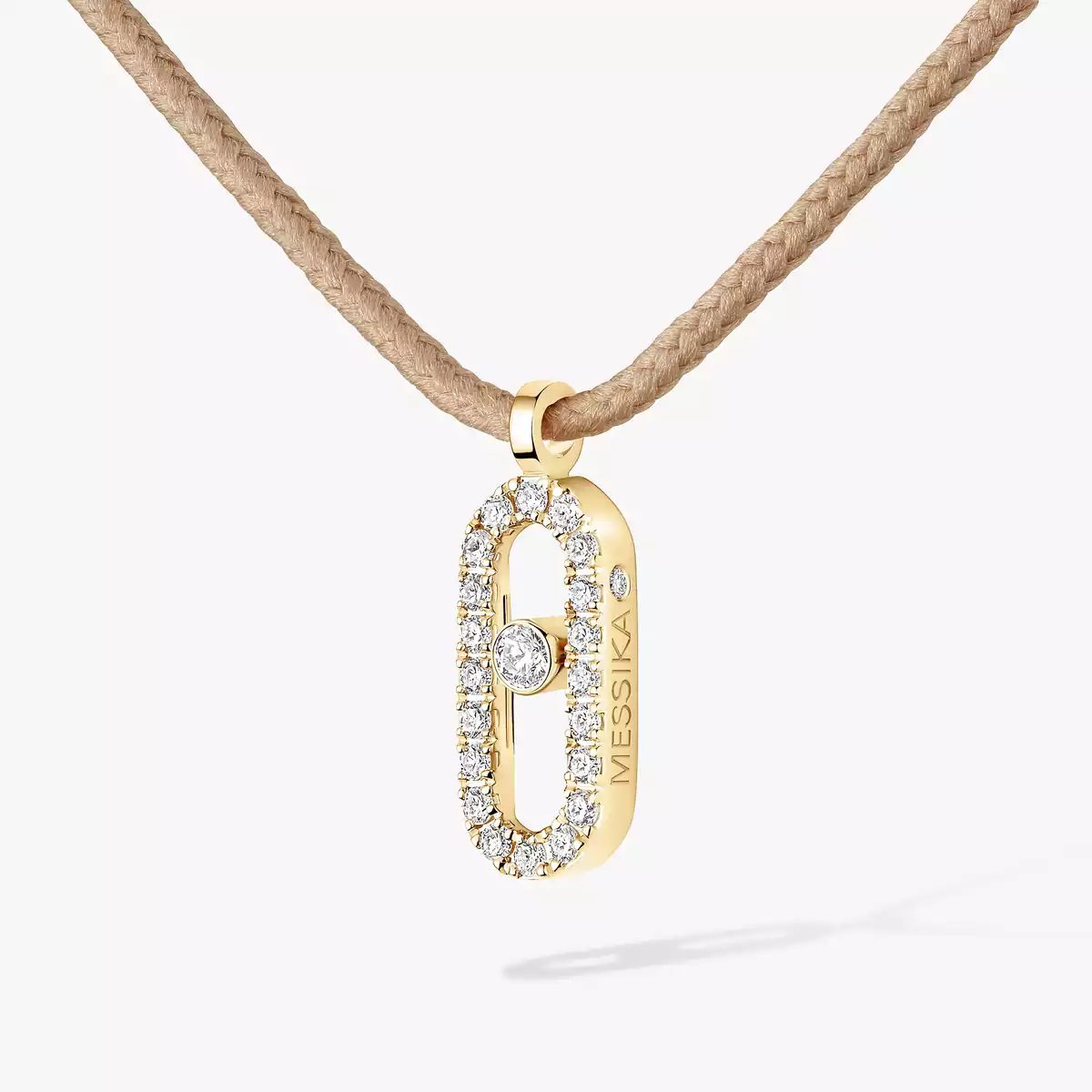 Messika diamond cord necklace