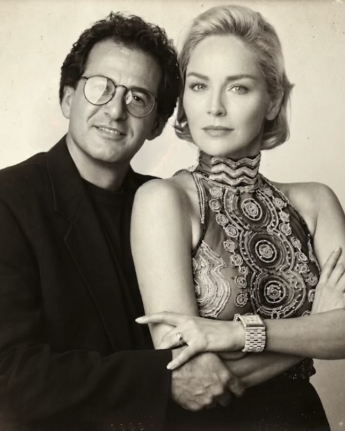 Martin Katz and Sharon Stone (Courtesy of Martin Katz)