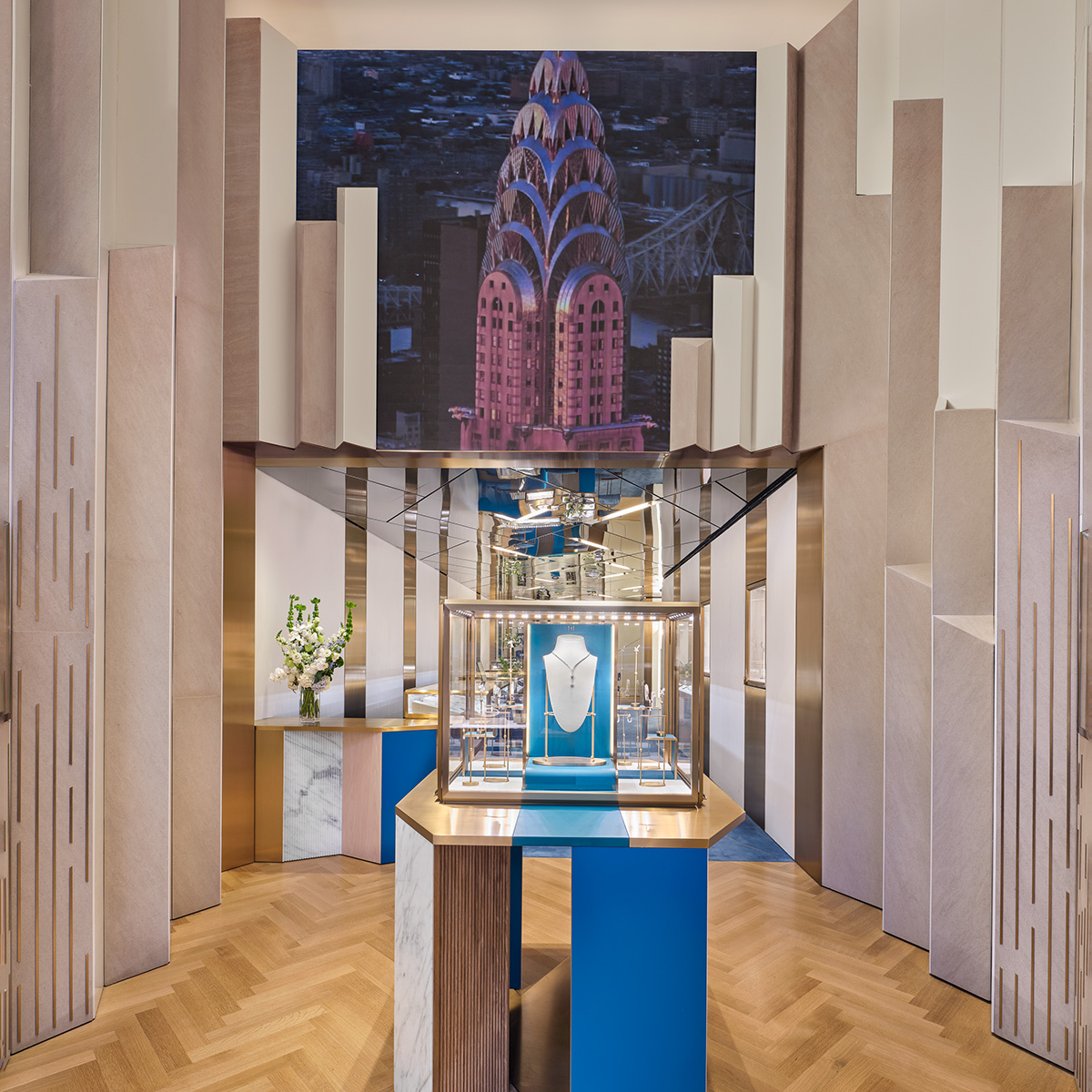 The interior of Marli New York's boutique on Madison Avenue in New York