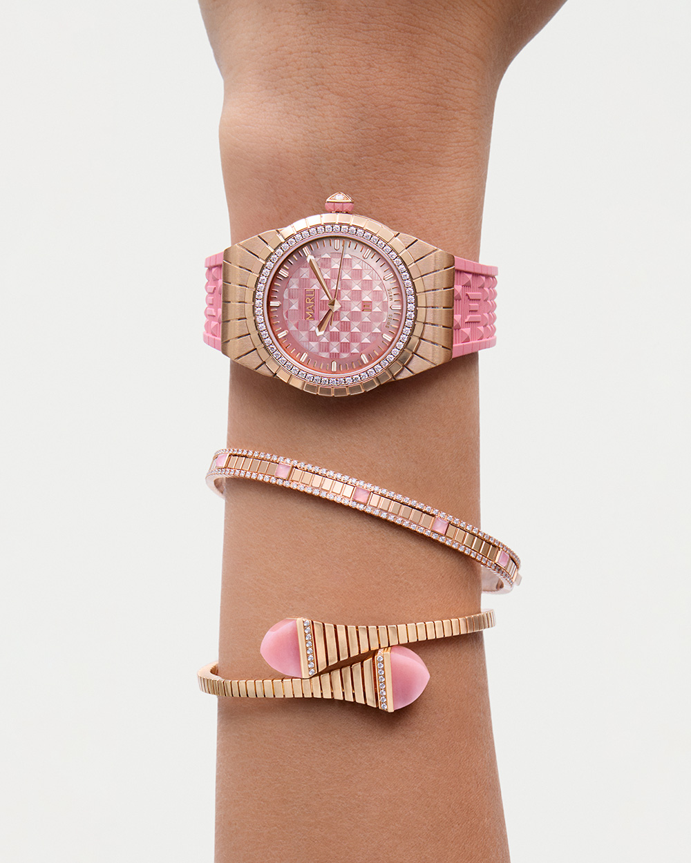 Marli New York watch and bangles