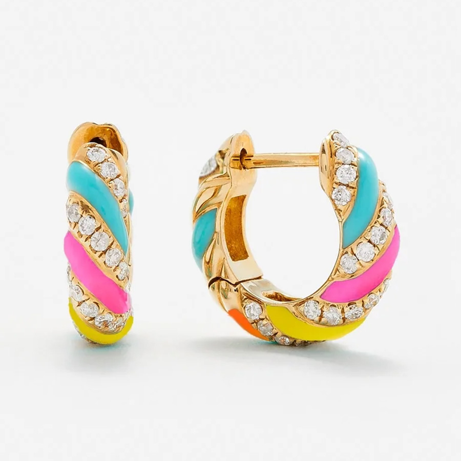 enamel jewelry earrings