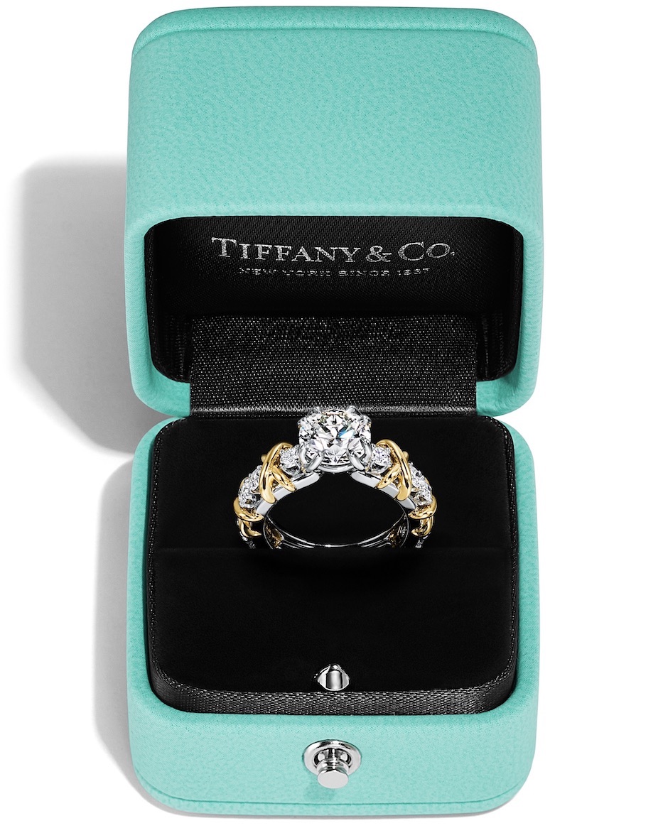 New Tiffany & Co. Sixteen Stone solitaire diamond ring