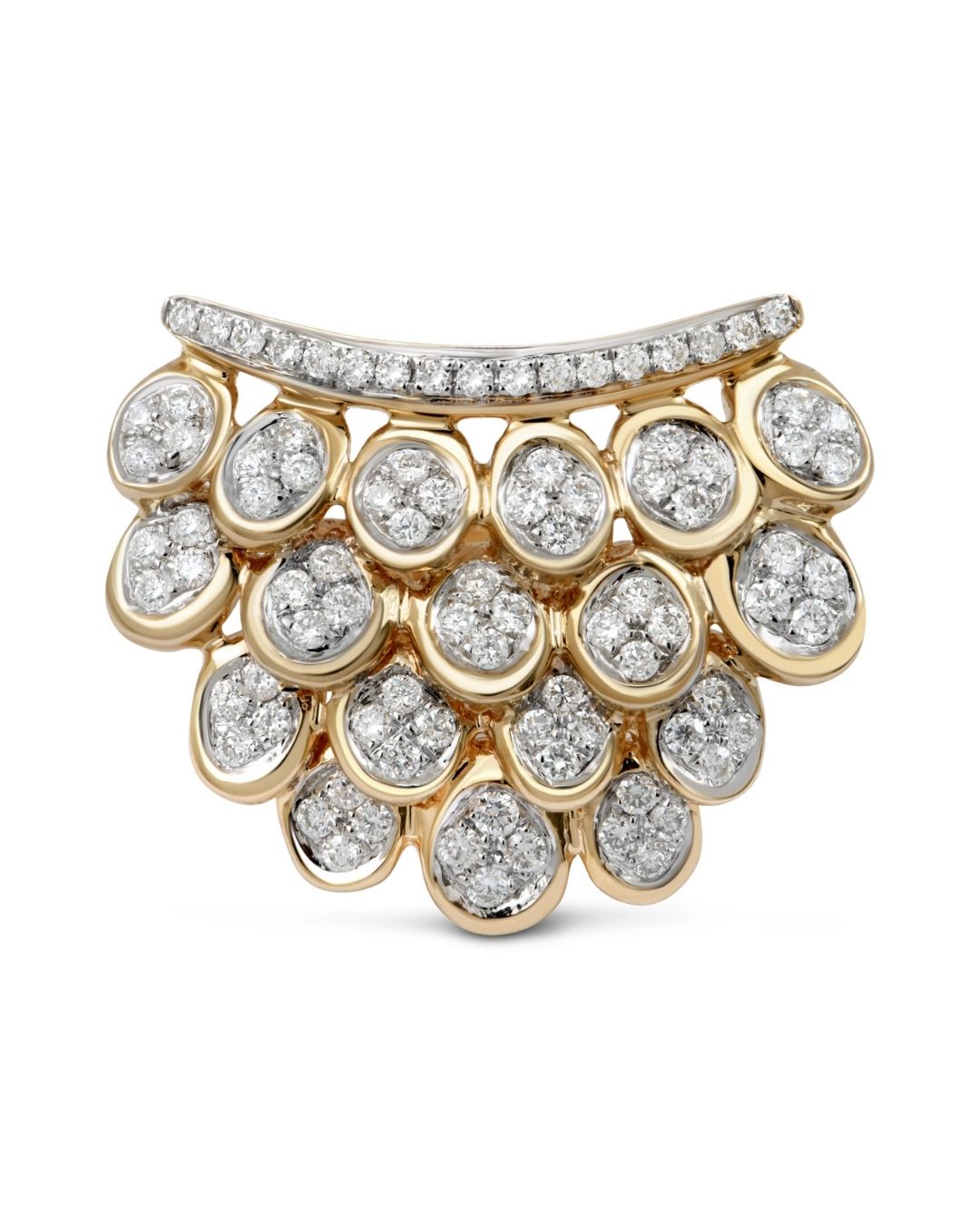 Rainbow K Earring Blossom Full Pave