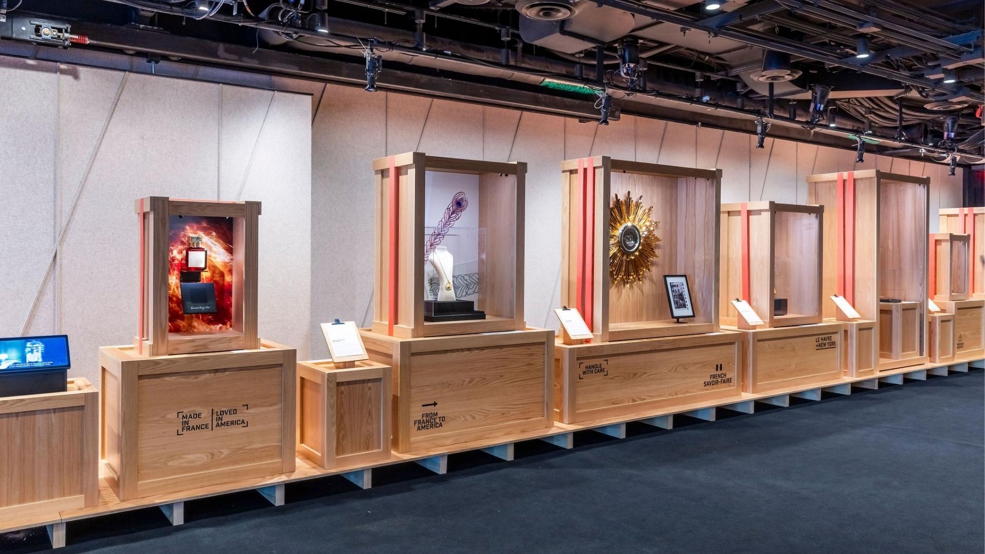 Displays at Comite Colbert's “Hidden Treasures Exhibit