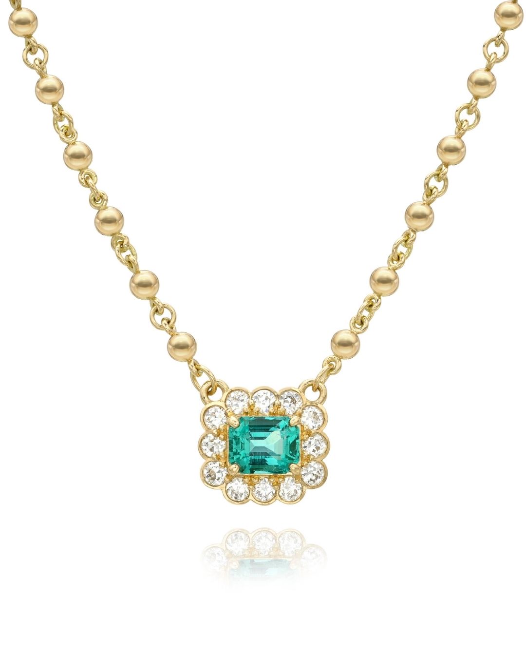 Single Stone Flora Necklace Summer Jewelry Trends