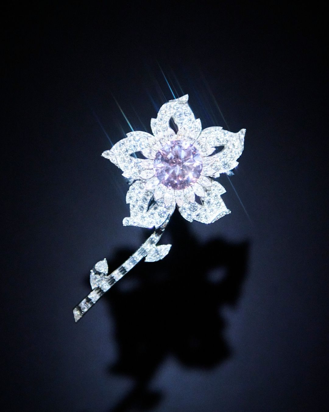 The Williamson Pink Diamond Brooch