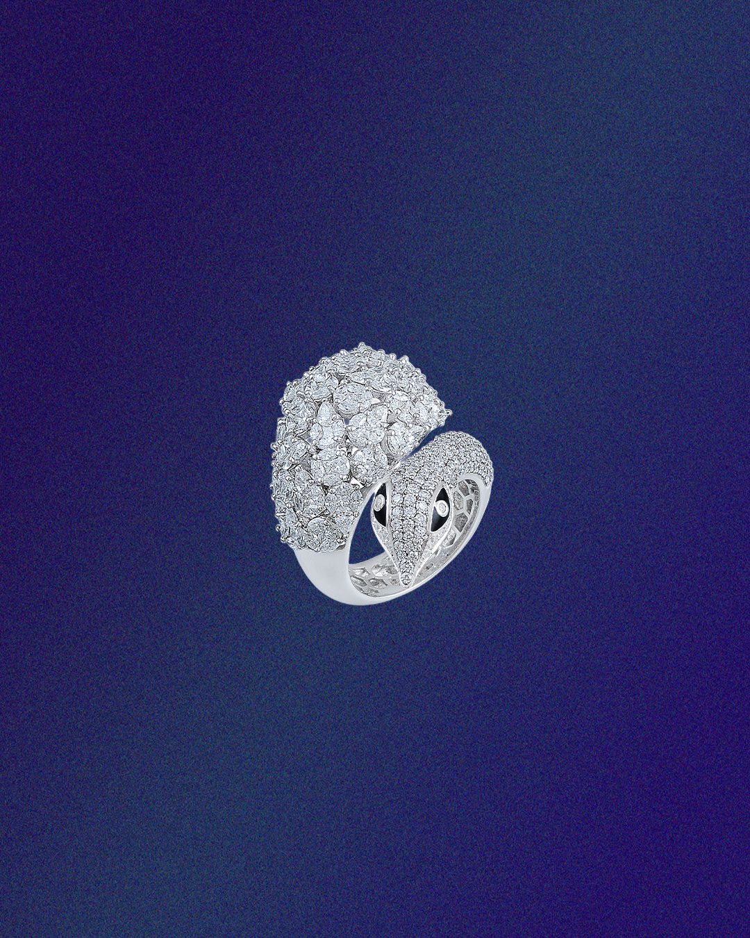 Varun D Jani natural diamond cluster ring