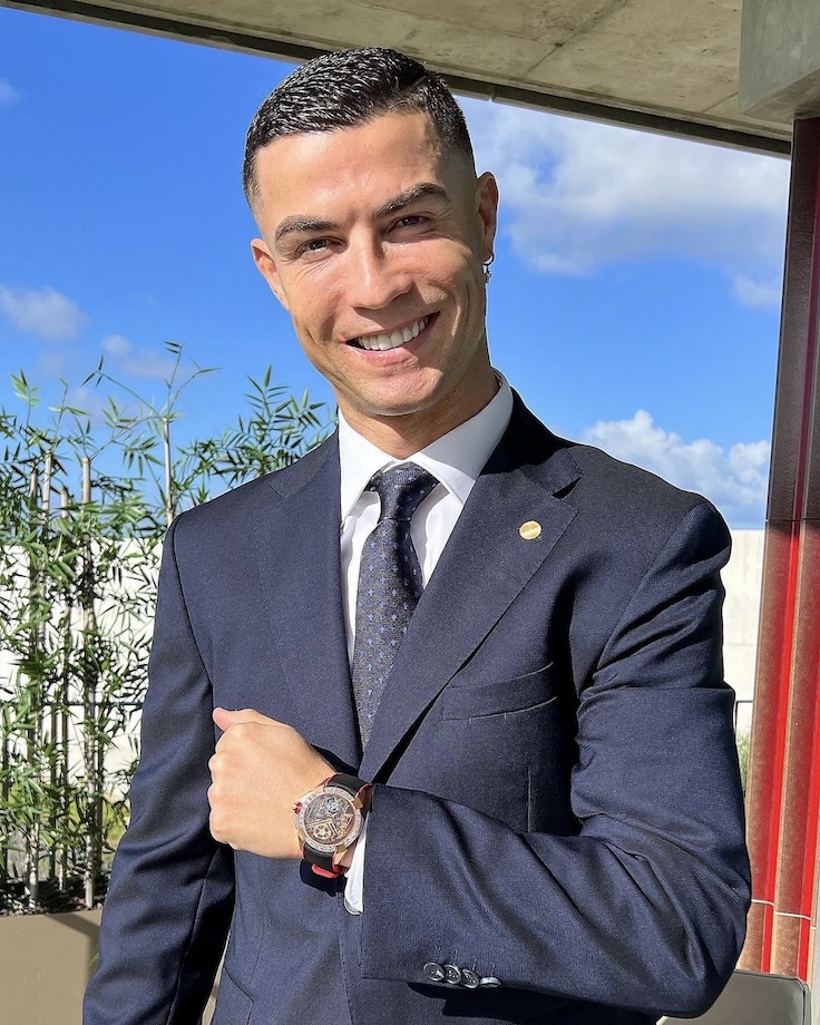 Cristiano Ronaldo announced his partnership with Jacob & Co., co-designing his first watch collection with "dear friend" Jacob Arabo in 2022.