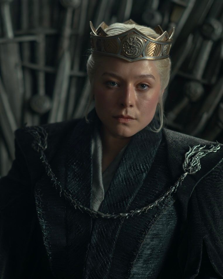 Emma D'Arcy as Rhaenyra Targaryen in Season 3 of House of the Dragon.