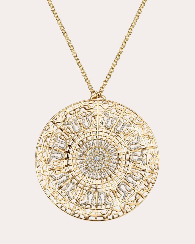 House of the Dragon jewelry Rhaenyra Targaryen Ruveil Diamond & 14k Gold Pendant Necklace