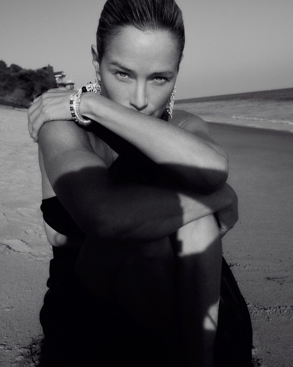 Carolyn Murphy wears CARTIER HIGH JEWELRY