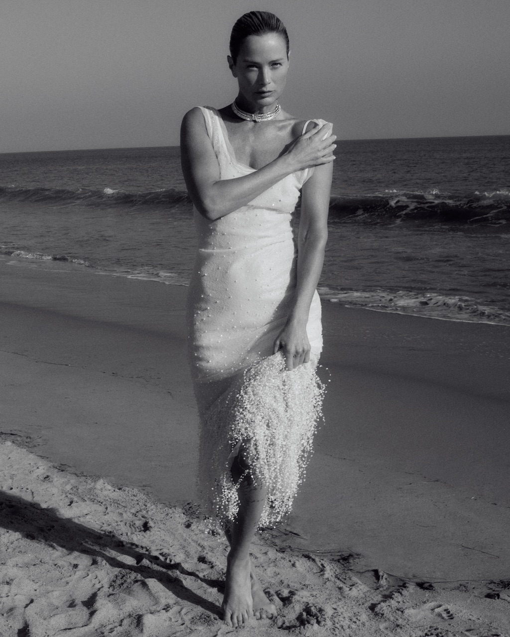 Supermodel Carolyn Murphy wears De Beers HIGH JEWELRY