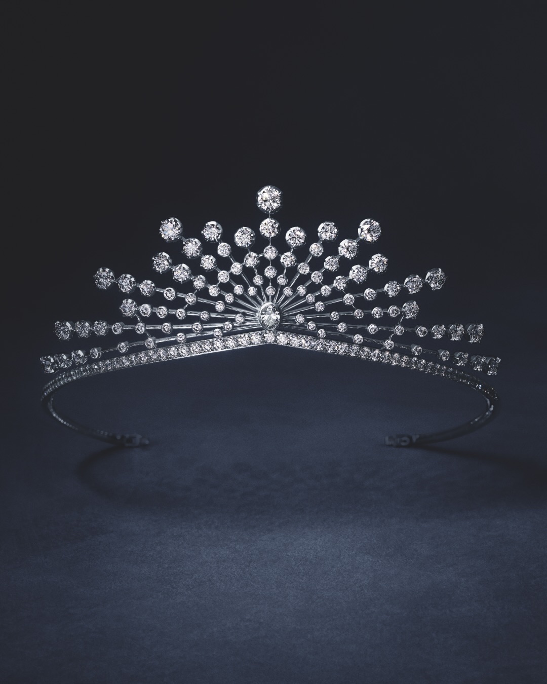 Chaumet High Jewelry Peppercorn tiara as seen during Paris Couture Week.