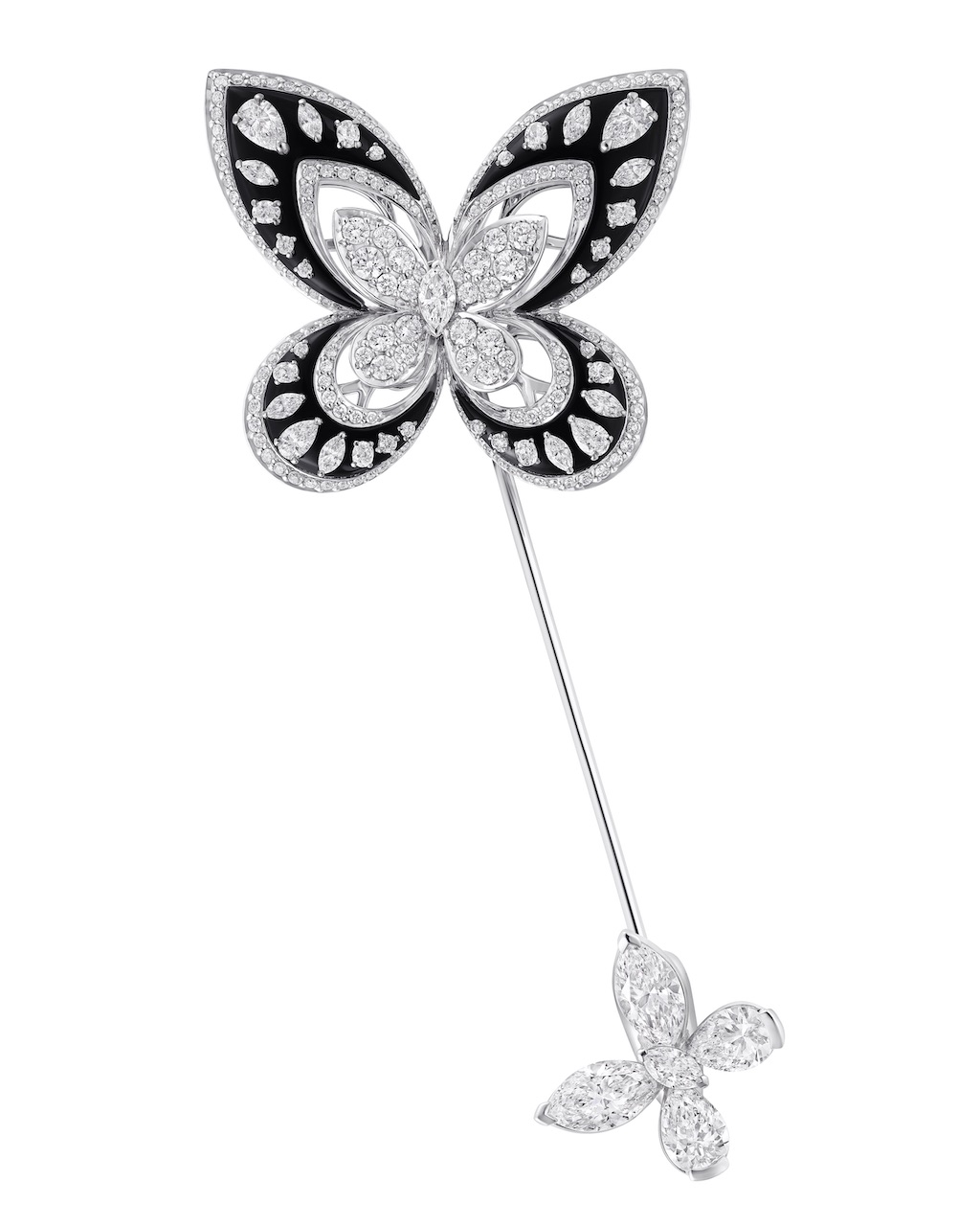 Graff Diamond Butterfly Brooch as seen during Paris Couture Week.