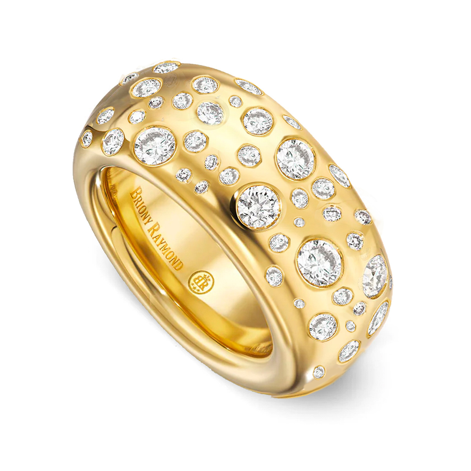 scattered diamond rings