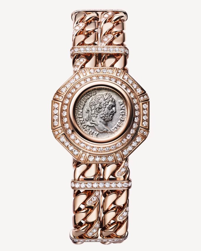 Anne Hathaway The Odyssey Bulgari Monete Catene High Jewelry Secret Watch