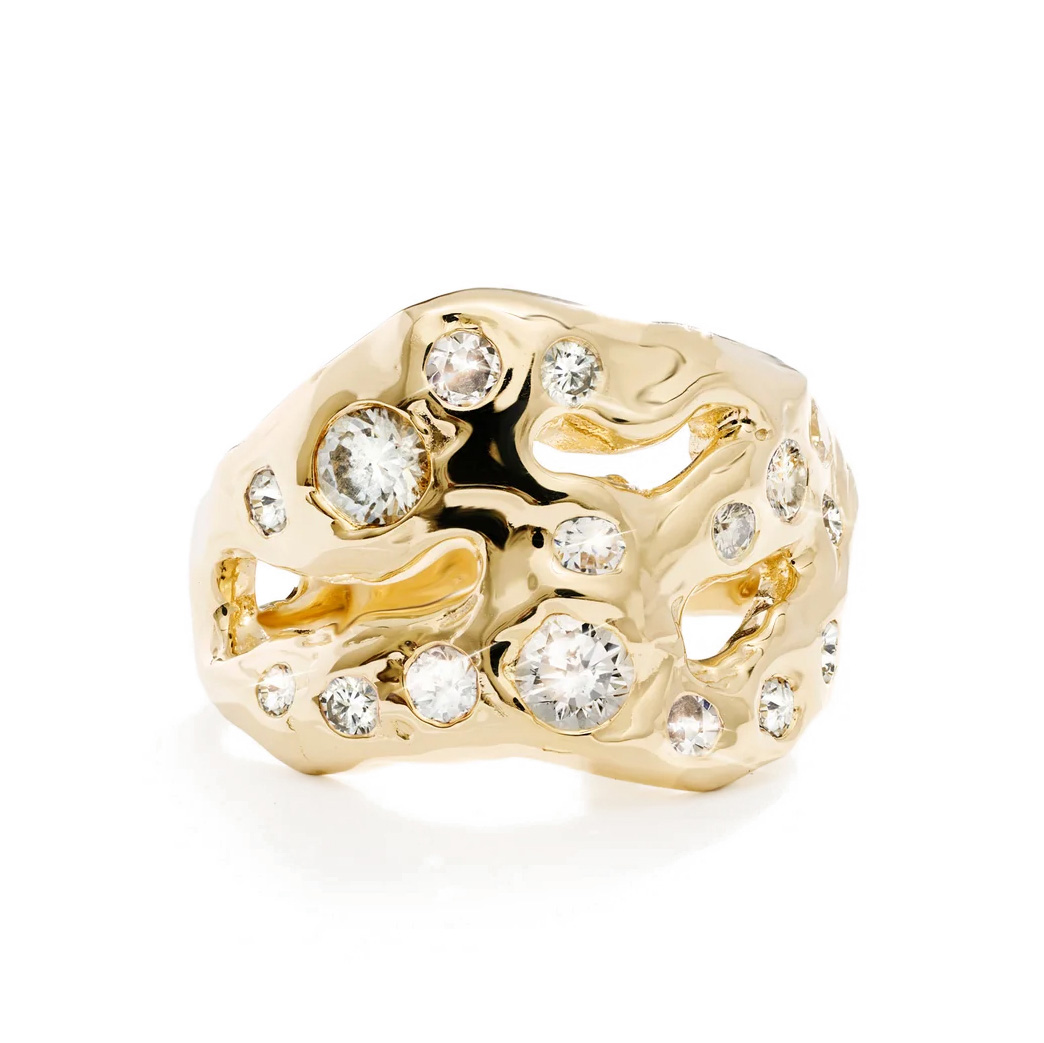 scattered diamond rings