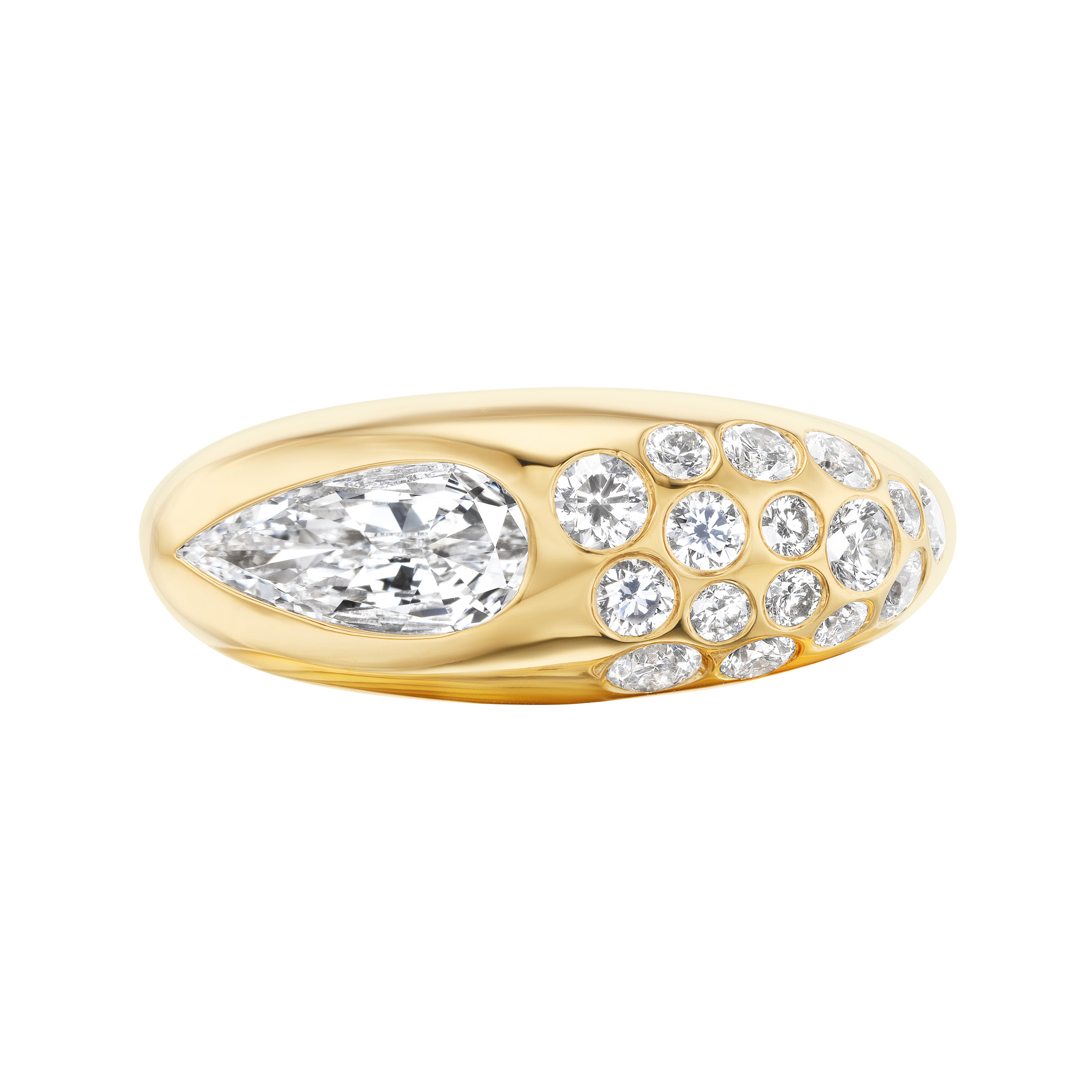 scattered diamond rings