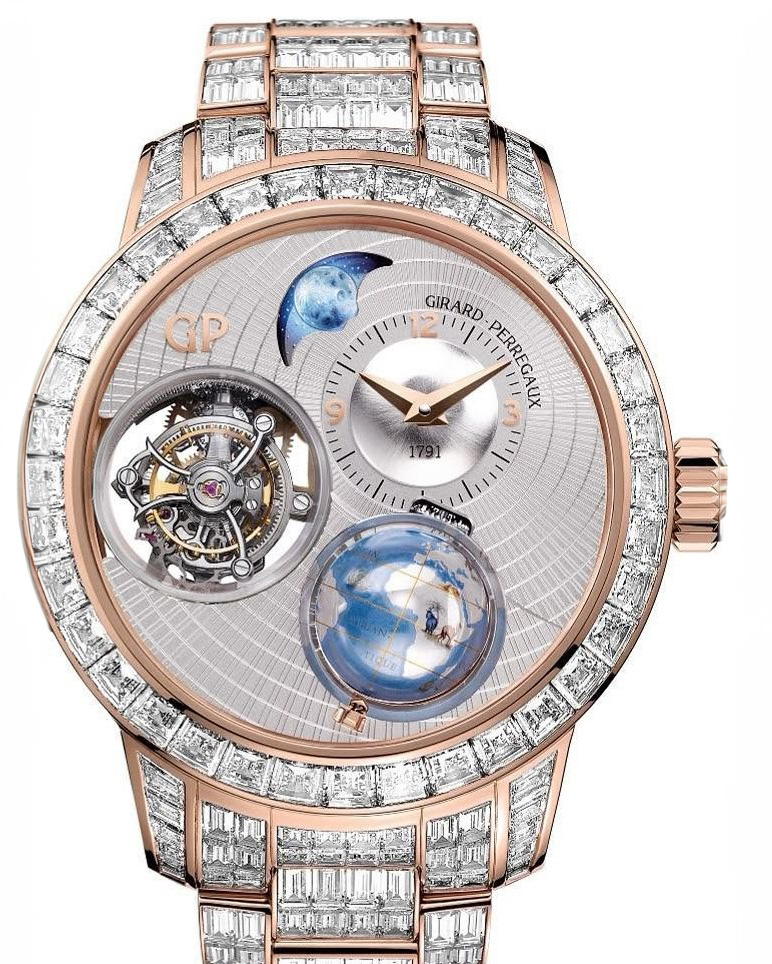 Cristiano Ronaldo’s bespoke Girard Perregaux Planetarium Watch (Courtesy of Girard-Perregaux)