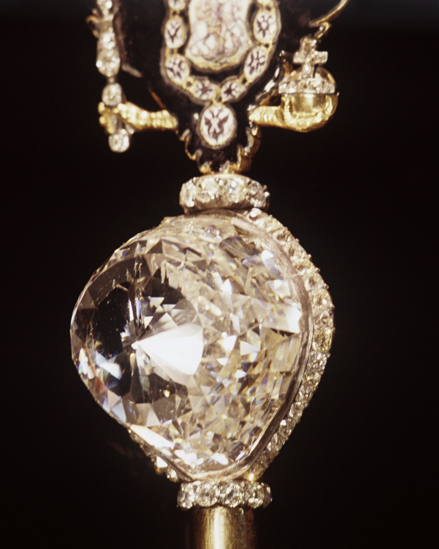 The Orlov Diamond in the Russian Imperial Sceptre