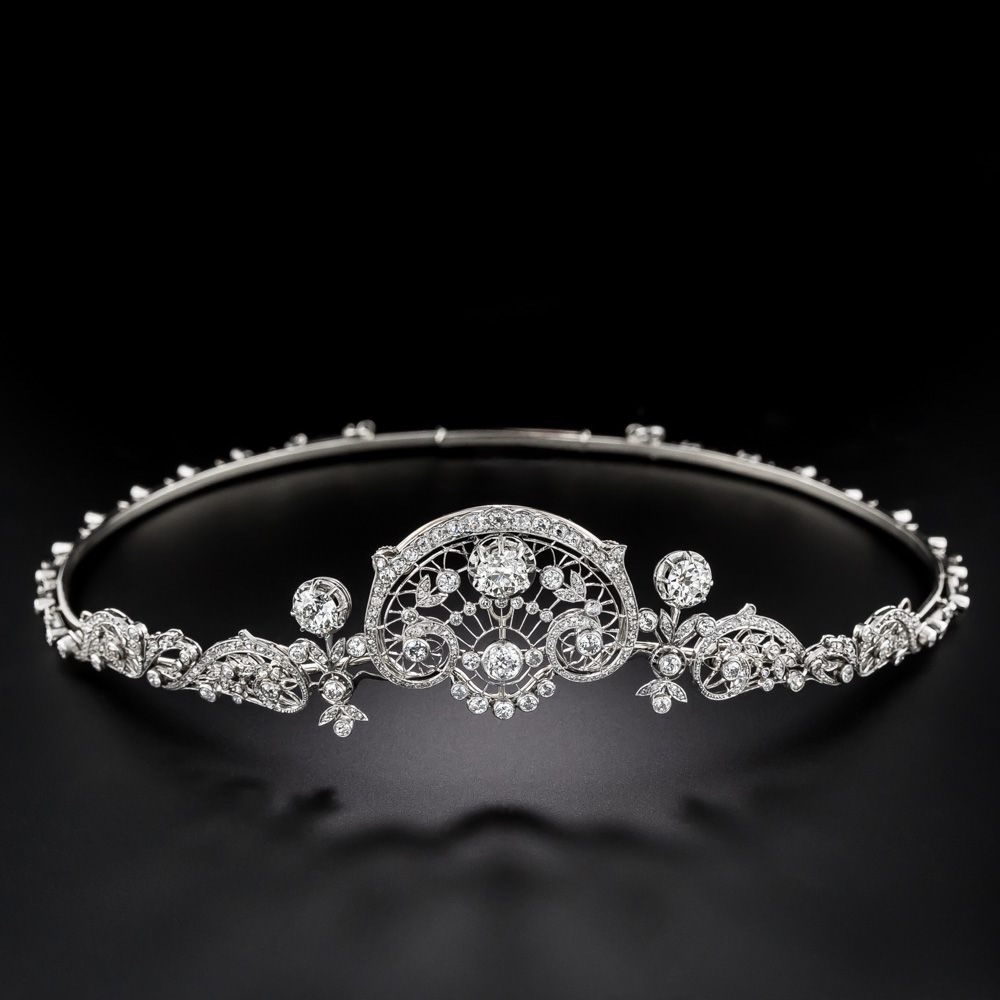 Convertible Tiara Lang Antiques French Belle Epoque Convertible Diamond Necklace / Tiara, $95,000, langantiques.com