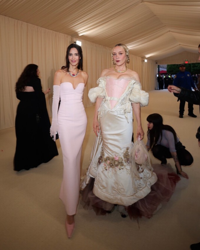 Chloë Sevigny and Jewelry Designer Ana Khouri attend the 2024 Met Gala