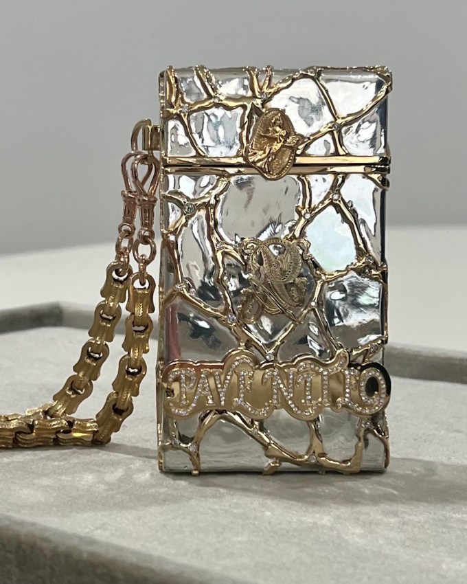 Briony Raymond x Pavē Niteō Custom One-of-a-Kind Cigarette Case
