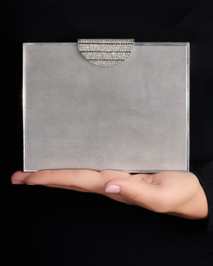 Cigarette Case Van Cleef & Arpels Styptor and Diamond Minaudière, specially made for Asprey from the 1930s.