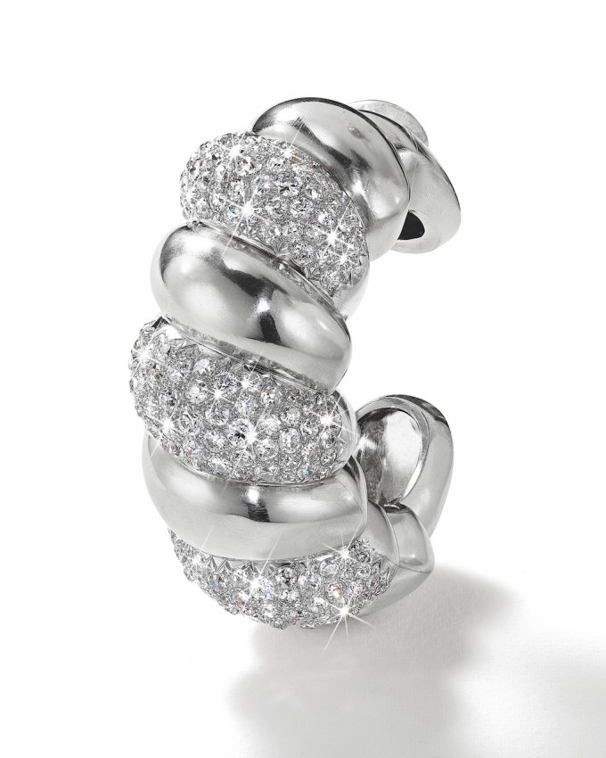 Elsa Schiaparelli Influence Belperron Vintage Torsade Cuff 