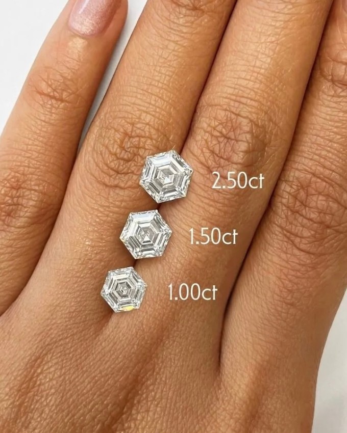 Taylor & Hart Astral Hexagon Cut Diamonds (Courtesy of Taylor & Hart)
