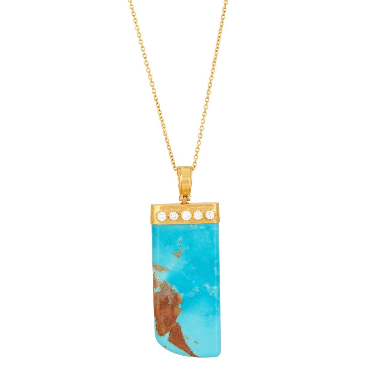 Bohemian Jewelry turquoise pendant
