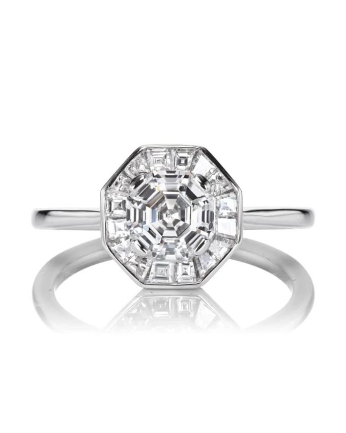 Octagon Diamond Ring Unique Diamond Cuts