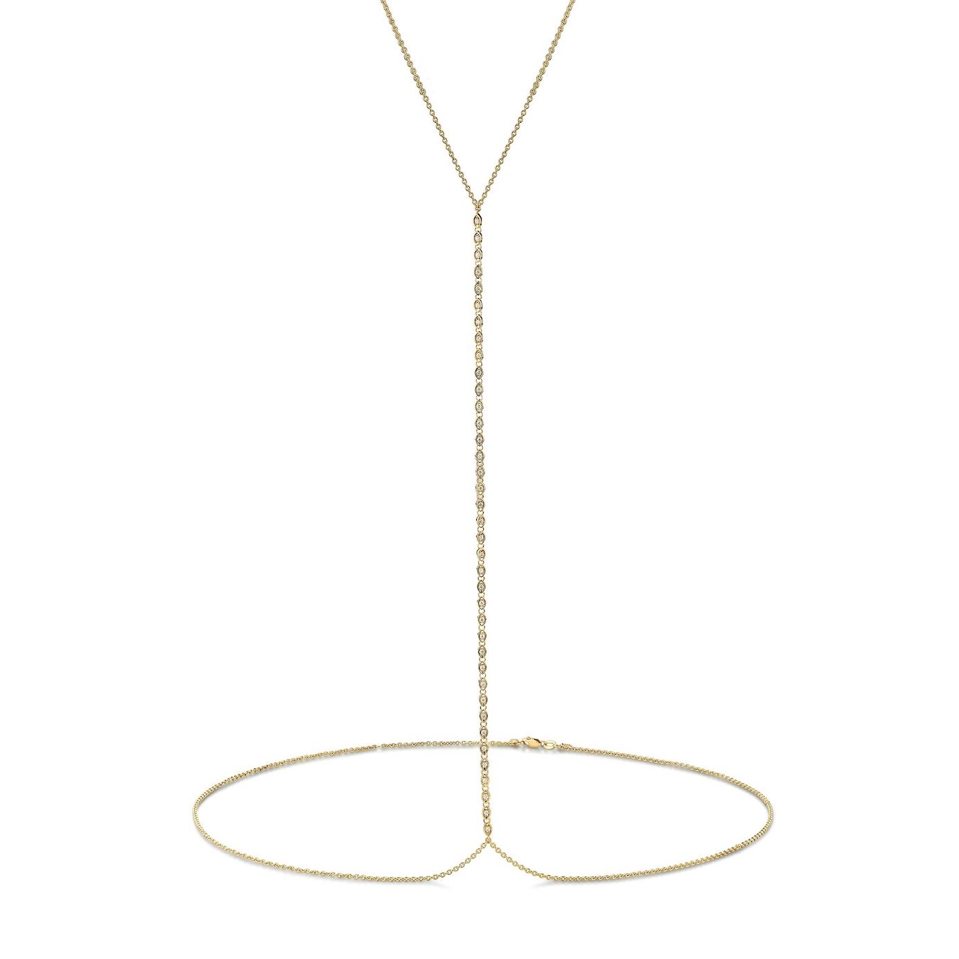 Bohemian Jewelry Sydney Evan GOLD & DIAMOND MARQUISE EYE BODY CHAIN